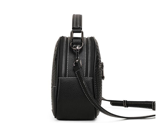 Bolso de Cuero Genuino Tejido con Asa para el Hombro - Image 13