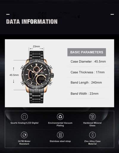 Reloj de Cuarzo Electrónico para Hombre - Image 57
