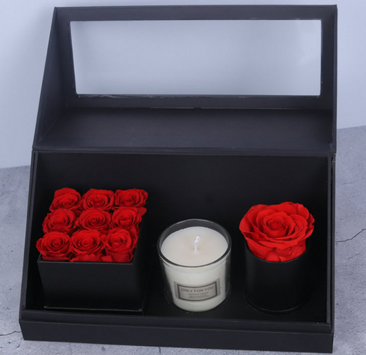 Set de Velas Aromáticas con Flores Preservadas - Caja de Regalo Premium - Image 11