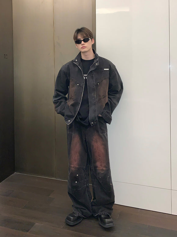 Jeans Rectos Clásicos Small Crowd para Hombre