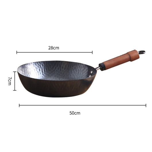 Wok de Fondo Plano sin Recubrimiento - Uso General Versátil - Image 12