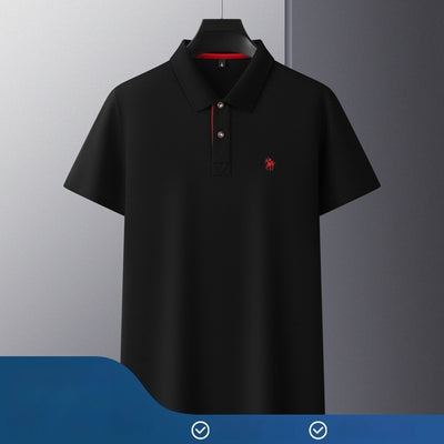 Polo de Algodón Piqué Mercerizad Doble Tejido con Cuello Solapa para Hombre - Image 7