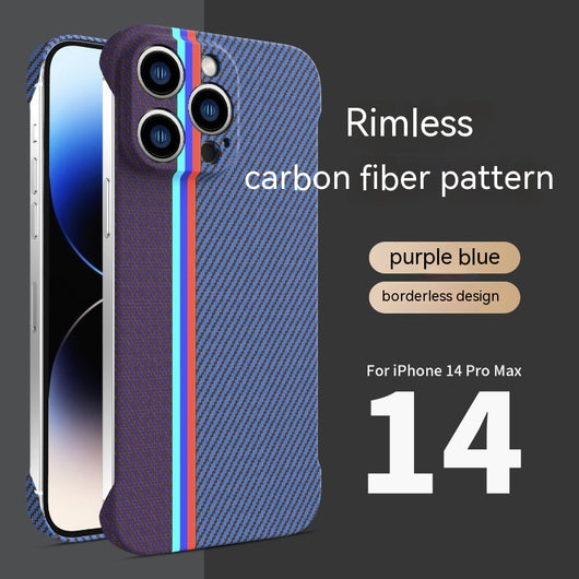 Funda de Teléfono Fibra de Carbono con Patrón Entrelazado sin Marco - Image 16