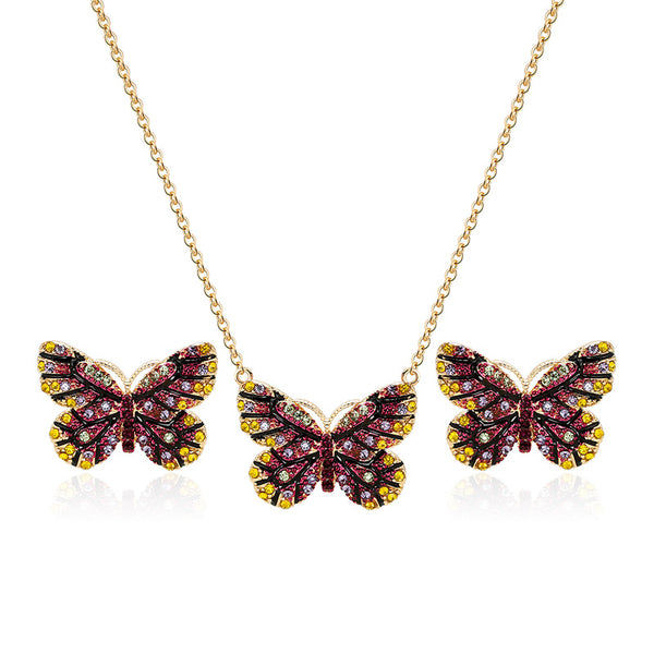 Conjunto de Collar y Aretes Étnicos Exquisitos Dos Piezas - Image 2