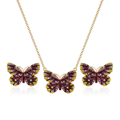 Conjunto de Collar y Aretes Étnicos Exquisitos Dos Piezas - Image 2