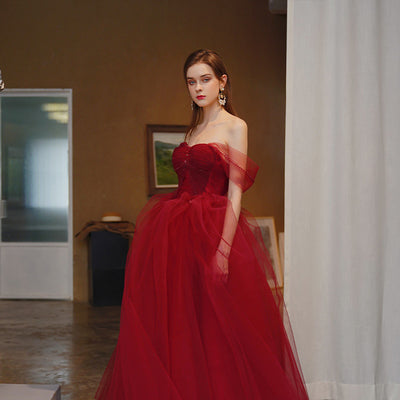 Vestido Elegante Asimétrico Tostado para Mujer - Image 2