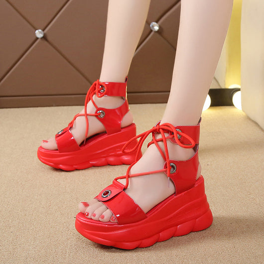 Sandalias Tipo Pez con Plataforma Elevadora - Cuña Cómoda Multiuso - Image 3
