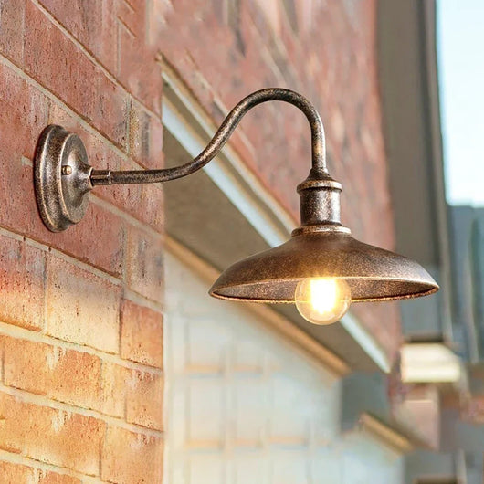 Lámpara de Pared Exterior Impermeable Estilo Retro Hierro Forjado - Image 13