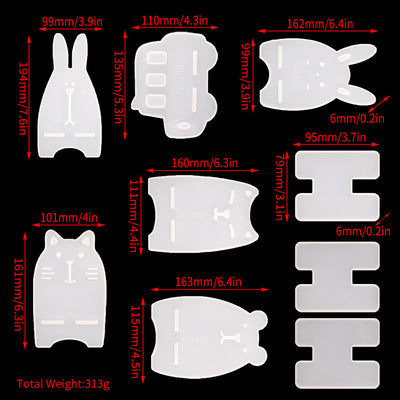 Soporte para Teléfono con Molde de Silicona - Diseño Animal Decorativo - Image 6