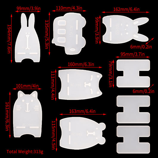 Soporte para Teléfono con Molde de Silicona - Diseño Animal Decorativo - Image 6