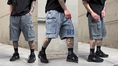 Shorts Jeans Deportivos de Verano para Hombre - Diseño Urbano Moderno - Image 3