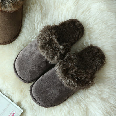 Pantuflas de Pareja en Lana con Suela Antideslizante - Image 18