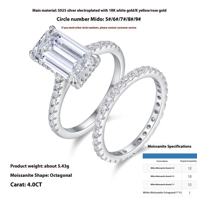 Anillo de Plata Esterlina 925 Diseño Twin Niche - Image 4