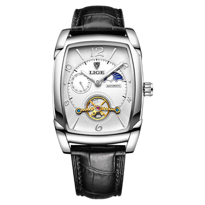 Reloj Mecánico Cuadrado Multifuncional Resistente al Agua para Hombre - Image 11