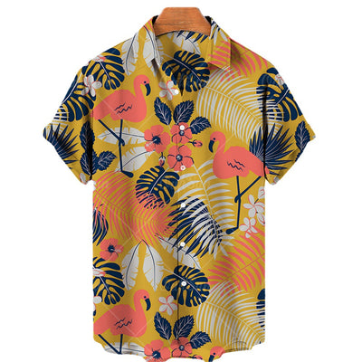 Camisa Hawaiana Estampada para Hombre - Perfecta para Vacaciones de Verano - Image 5