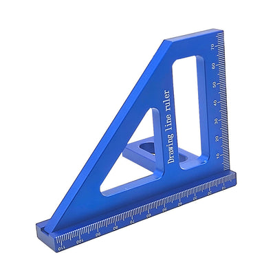 Regla de Aleación de Aluminio para Carpintería con Ángulos y Líneas de Referencia - Image 4