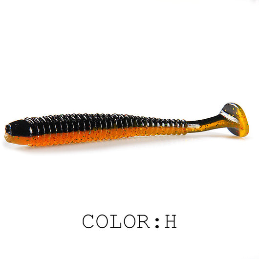 Señuelo de Pesca Luya Soft Fish con Cola T Bicolor y Sal - Image 16