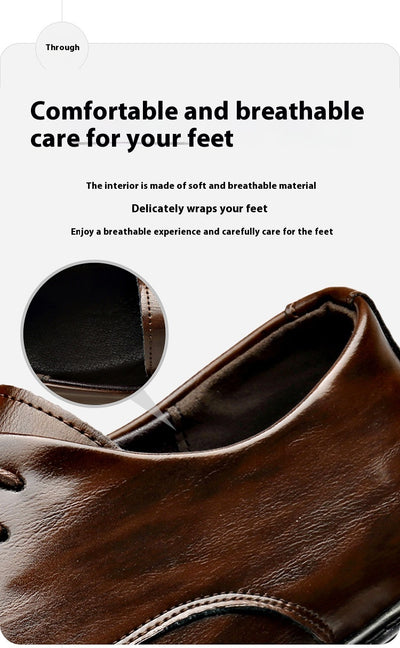 Zapatos de Cuero para Hombre - Elegancia Formal para Bodas y Eventos - Image 20