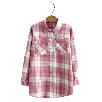 Camisa de Cuadros Manga Larga Estilo Básico - Image 3