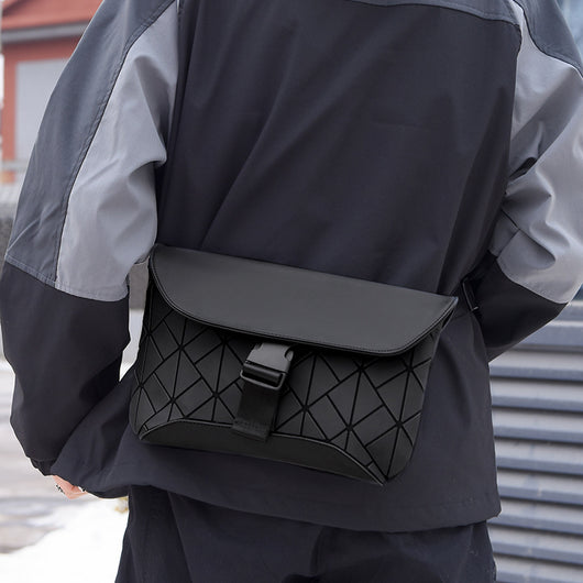 Bolsa Crossbody Hombre Diseño Rombo - Estilo Moderno Rui Camp - Image 4