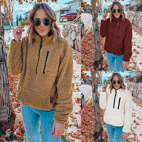 Suéter Cuello Alto con Lana de Cordero Sintética