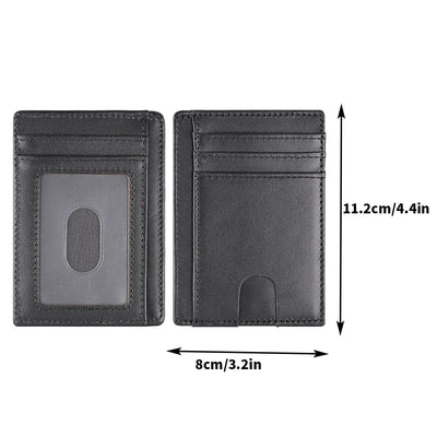 Billetera de Cuero Genuino para Hombre con Múltiples Compartimentos - Image 3