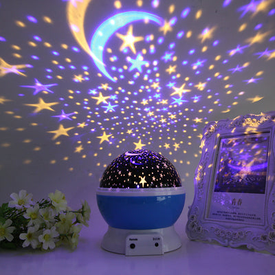 Proyector de Estrellas LED Giratorio - Lámpara de Noche USB Galaxia - Image 10