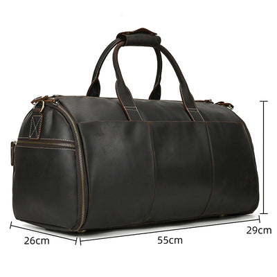 Maletín de Cuero para Viajes de Negocios con Bolsillo para Zapatos - Image 8