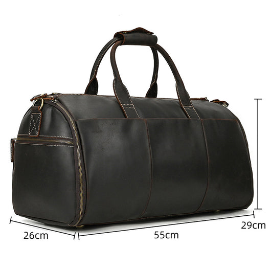 Maletín de Cuero para Viajes de Negocios con Bolsillo para Zapatos - Image 8