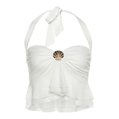 Chaleco Top Metálico con Botones para Mujer - Estilo Hot Girl - Image 28