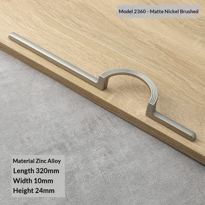 Tirador Semicircular para Armarios y Cajones - Manija Sólida de Diseño Moderno - Image 12