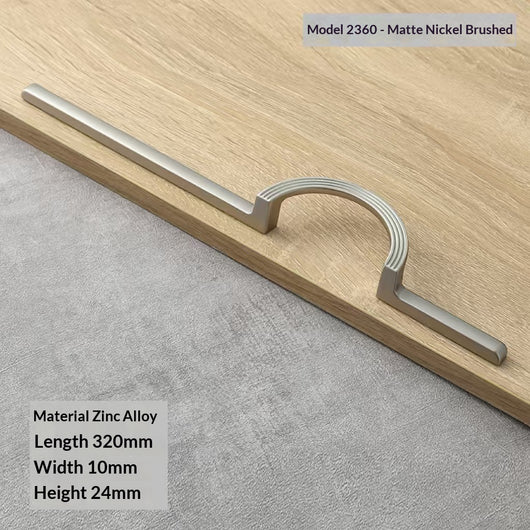 Tirador Semicircular para Armarios y Cajones - Manija Sólida de Diseño Moderno - Image 12