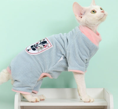 Ropa Térmica Reversible para Gatos sin Pelo - Abrigo Doble Cara Invierno - Image 7