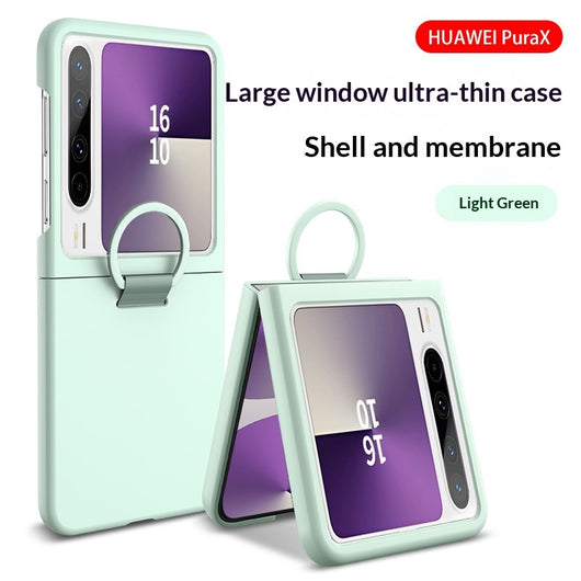 Funda Plegable para Teléfono con Ventana Grande y Anillo Protector Ultrafina - Image 7