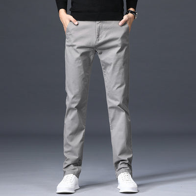 Pantalones de Vestir Coreanos Elásticos Slim Fit Premium - Image 2