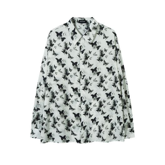Camisa Suelta Estampado Floral Completo para Hombre - Image 19