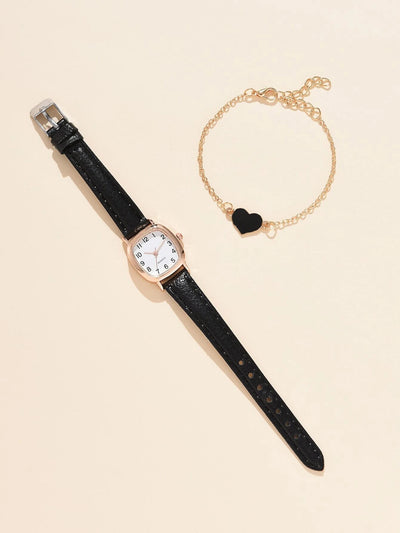 Reloj Retro Artístico para Mujer con Correa de Cuero y Carátula Cuadrada - Image 3