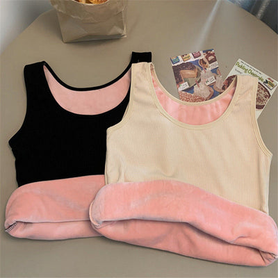 Camiseta Térmica Ajustada con Relleno para Mujer - Color Liso - Image 11