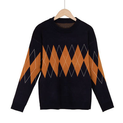Suéter Mujer Cuello Redondo Abrigo Otoño Invierno Grueso - Image 9