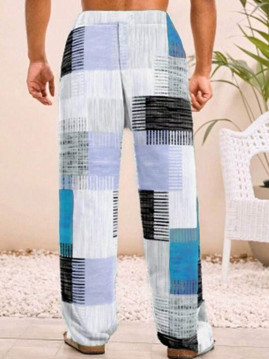 Pantalones Casuales para Hombre con Patrón Cuadros - Diseño Moderno y Versátil - Image 14