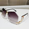 Gafas de Sol Mujer sin Marco Diseño Hueco Tendencia Moderna
