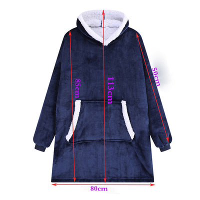Sudadera Polar Térmica Acolchada Doble Capa para Casa - Image 13