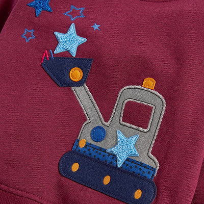 Suéter Infantil Cuello Redondo con Bordado de Manga Larga - Image 8