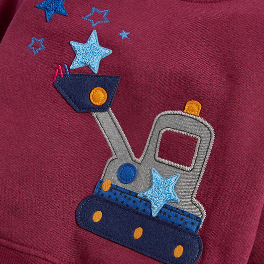 Suéter Infantil Cuello Redondo con Bordado de Manga Larga - Image 8
