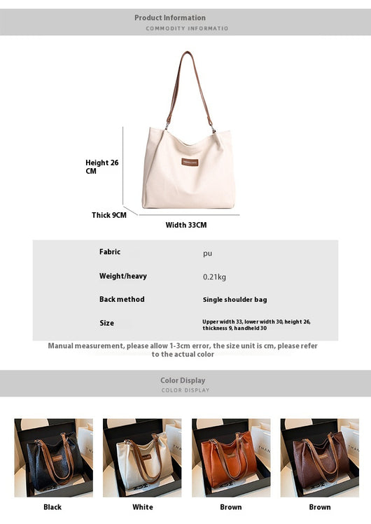 Bolsa Tote Commuter de Gran Capacidad con Compartimento Lateral - Image 14