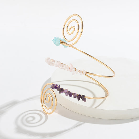 Pulsera de Anillos con Cuentas Texturizadas - Image 66