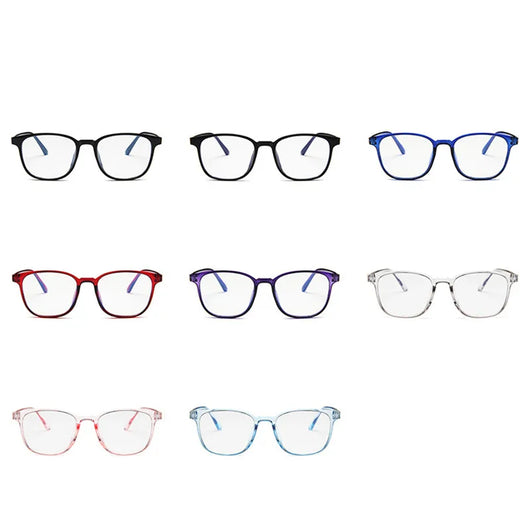 Vintage tortoiseshell anti-blue light flat glasses with a full-frame design, suitable for unisex wear. - Image 14