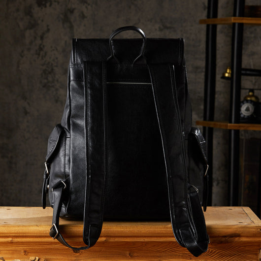 Bolsa de Viaje para Hombre en Cuero Curtido Natural - Estilo Fashion - Image 4