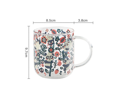 Vaso Navideño de Vidrio Grande con Asa para Desayuno - Image 8