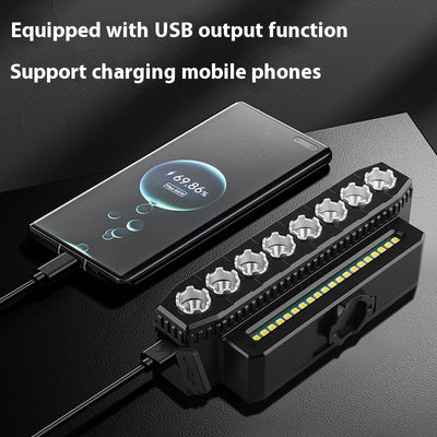 Luz Delantera LED Ultra Brillante para Bicicleta con Claxon Integrado - Image 5